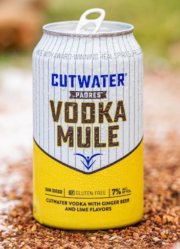 Vodka Mule San Diego Padres canned drink Cutwater Spirits