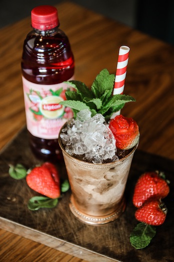 Lipton Strawberry Mint Julep Kentucky Derby Cocktail