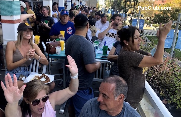 San Diego Padres Opening Day fans Fairweather bar