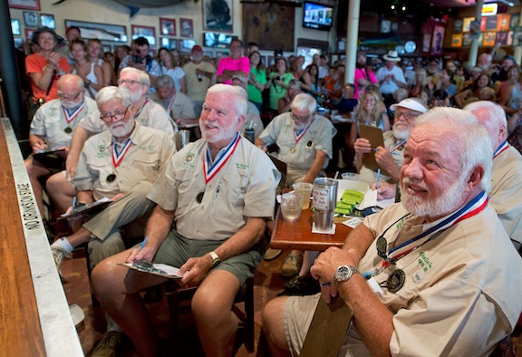 Hemingway Days look-alike contest Sloppy Joe's bar Key West, FL