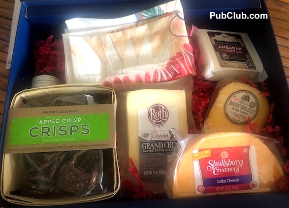 Wisconsin cheeses four flavors box