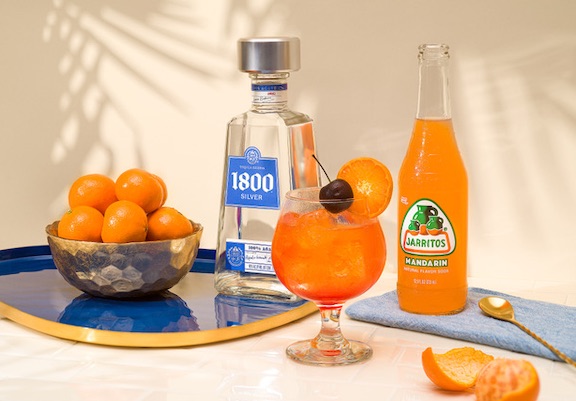1800 tequila Mandarin Sunrise cocktail