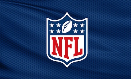 NFL logo and backdrop