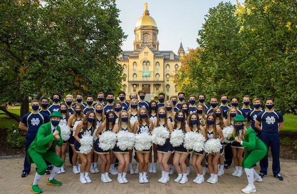 Notre Dame cheerleaders