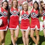 Georgia Bulldogs cheerleaders