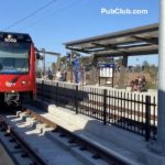 San Diego blue line trolley UCSD station