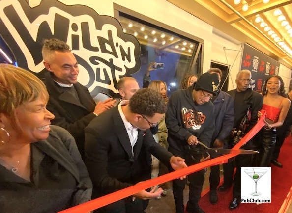 Nick Cannon Wild-N-Out San-Diego ribbon cutting