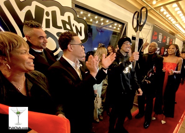 Nick Cannon Wild-N-Out San-Diego ribbon cutting