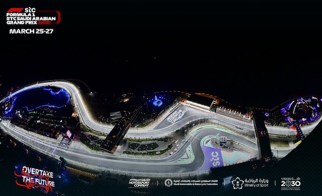 Saudi Arabian Grand Prix F1 course