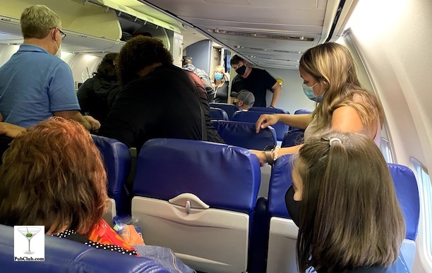 airline passengers masks