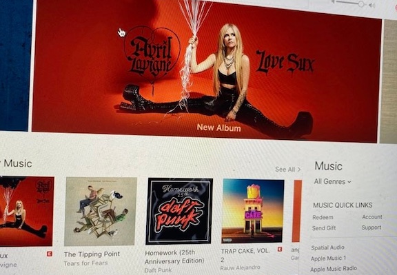 iTunes library