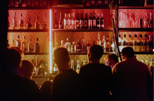 men in a bar