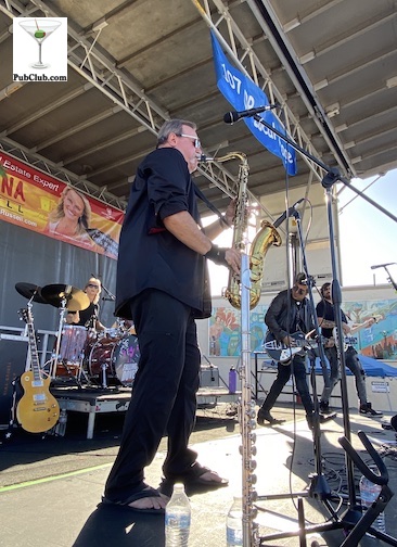 Ocean Beach Street Fest Chili Cookoff band saxophone
