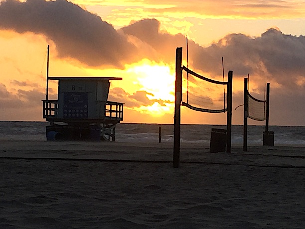 Hermosa Beach CA sunset