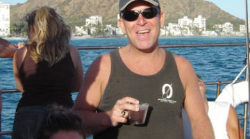 Luau Larry Waikiki Beach booze cruise