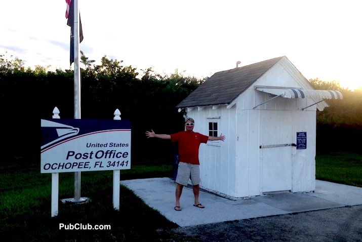 USA's smallest post office Florida Everglades
