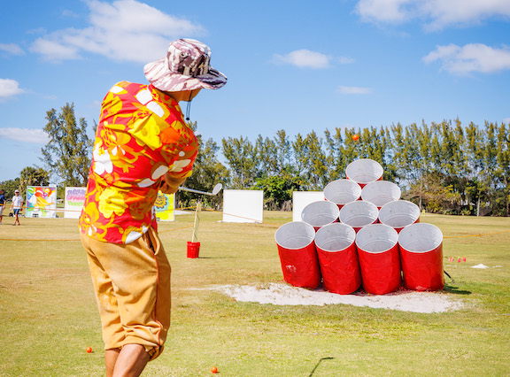 PAR TEE golf tournament music festival red solo-cups