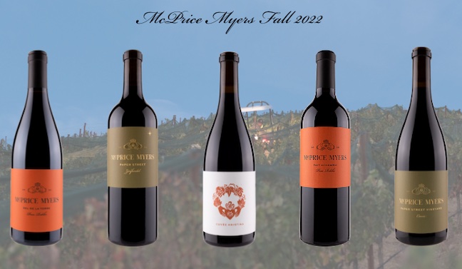 McPrice Myers wines Paso Robles 2022 new releases