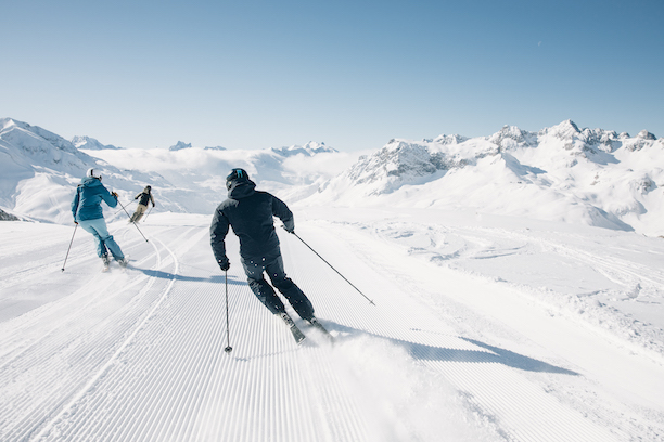 Austria skiing Lech Zürs
