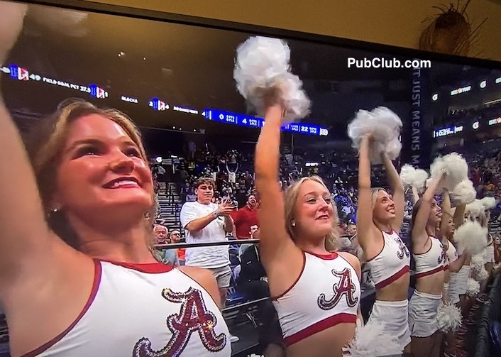 Alabama basketball cheerleaders