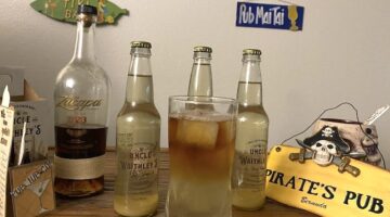 Dark n Stormy with Zacapa rum and Uncle Waithleys ginger beer
