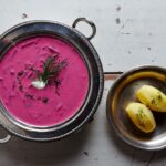 Lithuania Cold Beetroot Soup