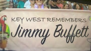 Jimmy Buffett parade celebration Key West
