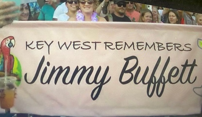 Jimmy Buffett parade celebration Key West