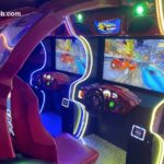 video arcade game car racing