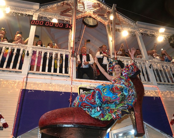 Key West NYE red shoe drop