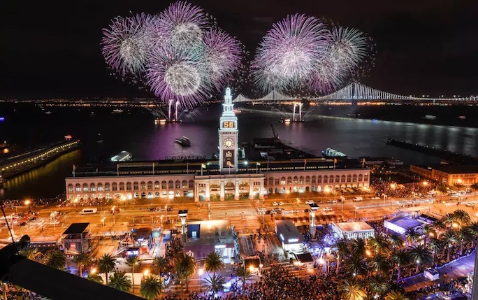 San Francisco New Year's Eve fireworks