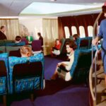 Golden age of airline travel 747 lounge 1960s