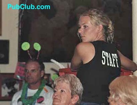 Key West Sloppy Joe's blonde waitress