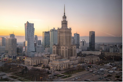Poland skyline
