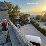 Brela Croatia sunset PubClub blogger