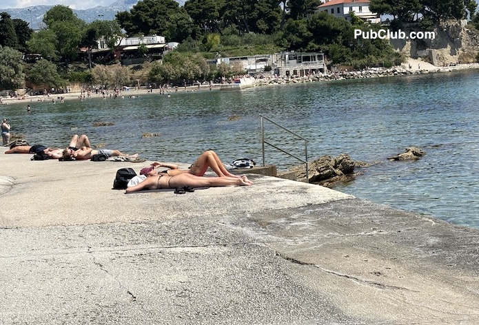 Split Croatia Bačvice Beach Split Croatia Bačvice Beach