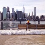 city view park bench