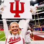 Indiana Hoosiers cheerleader