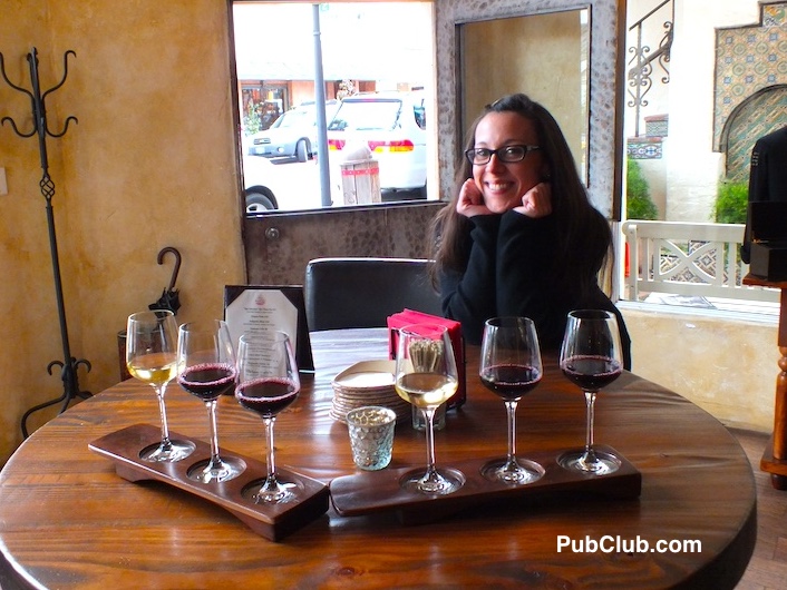 Carmel Wine Walk wine tasting room