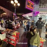 San Diego Gaslamp Quarter hot dog vendors
