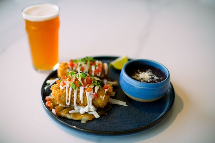 Borrego Rooftop Kitchen + Cocktails _Fried Fish Tacos Borrego Rooftop Kitchen + Cocktails _Fried Fish Tacos