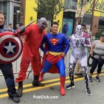 characters pose for pictures at San Diego Comic-Con