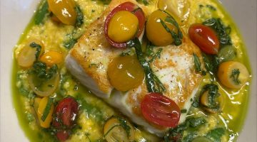 Georges at the Cove La Jolla Alaskan Halibut