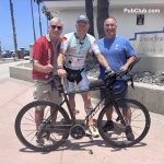 Cyclist Claus Henning Schulke with PubClub.com before the start of Race Across America