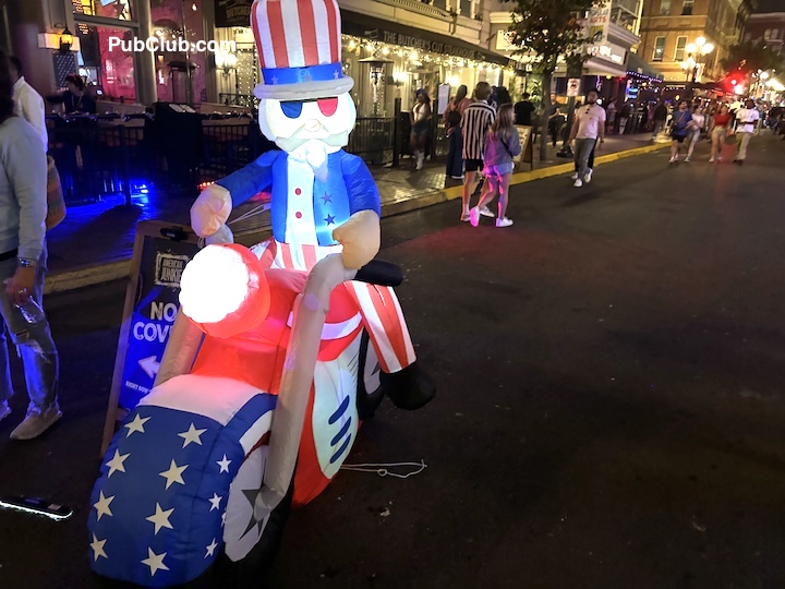 Gaslamp bars Uncle Sam San-Diego 4th July Gaslamp bars Uncle Sam San-Diego 4th July
