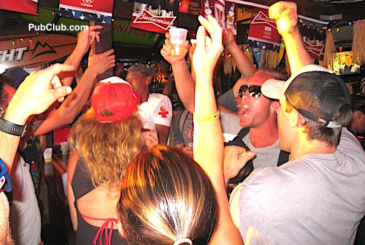 Shellback Tavern Manhattan Beach party time