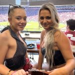 well dressed Alabama girls at a Crimson Tide football game