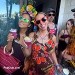 two girls at a Tiki Oasis suite party
