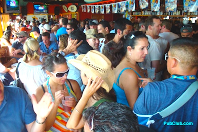 Beaches bar Manhattan Beach during the AVP Manhattan Open